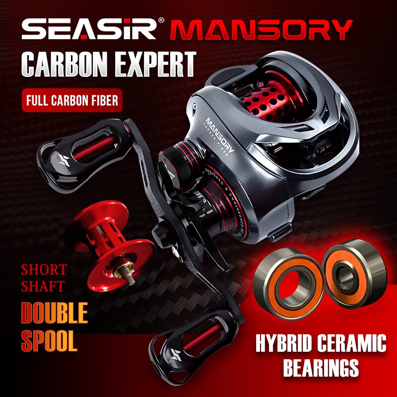 Ice Fishing Reel - Seasir Mansory Máy Câu Cá Mồi