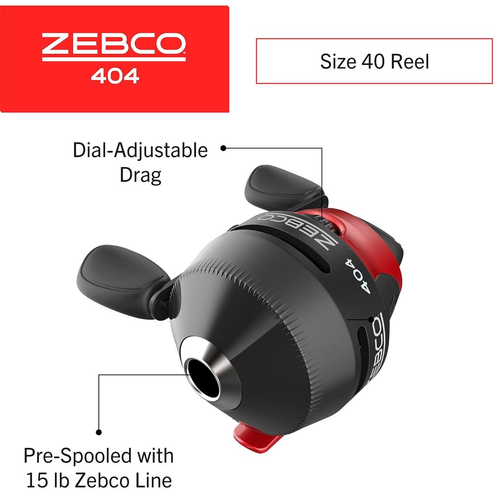 5'6 Two-Piece Fiberglass Spinc - đánh giá và giá Spincast Reel