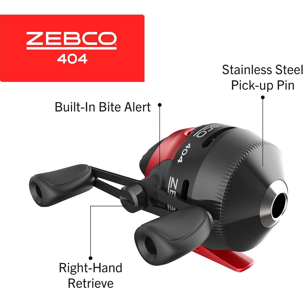 5'6 Two-Piece Fiberglass Spinc - đánh giá và giá Spincast Reel