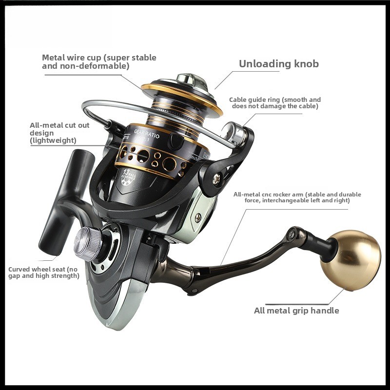 Powerful Drag Metal Spinning R - đánh giá và giá Reel Drag Knob