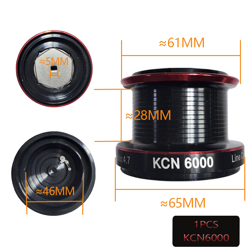 KCN6000 KCN8000 KCN10000 Spare - đánh giá và giá Reel Spare Spool