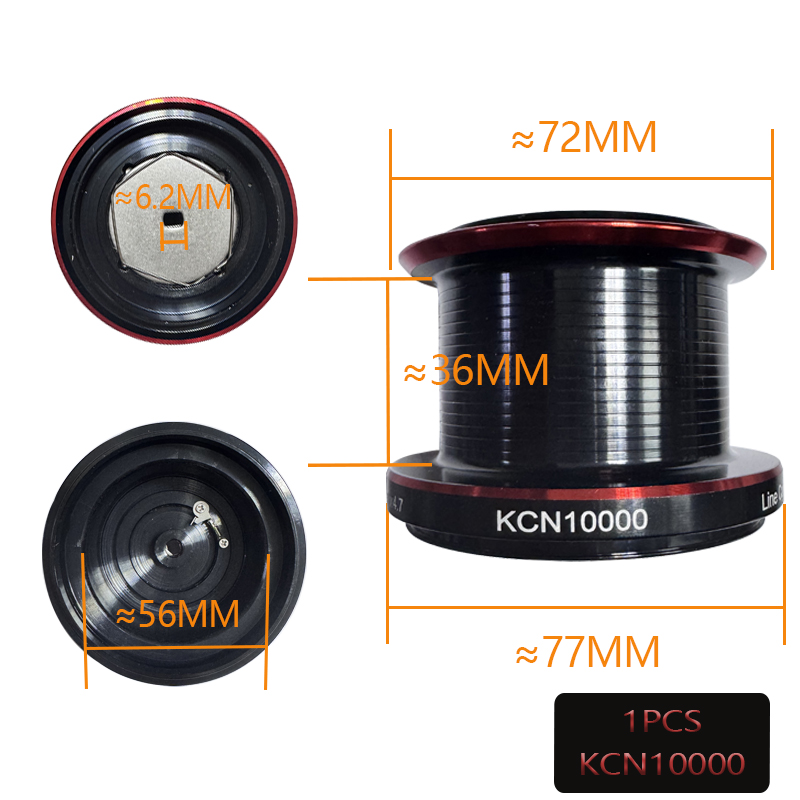 KCN6000 KCN8000 KCN10000 Spare - đánh giá và giá Reel Spare Spool