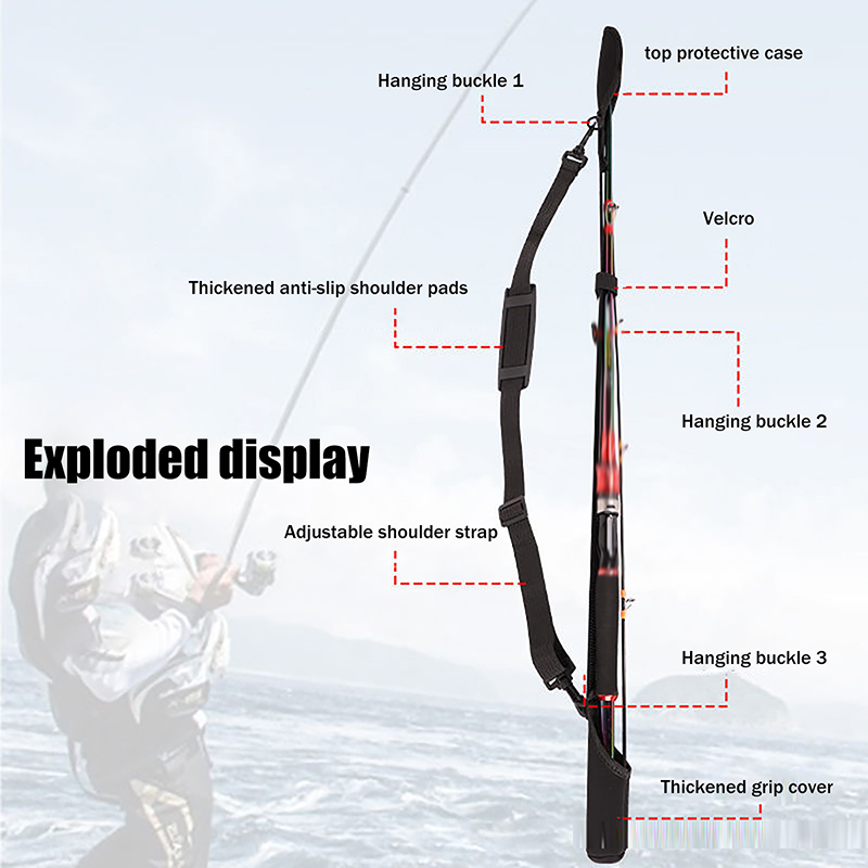 Adjustable Fishing Rod Storage - đánh giá và giá Reel Bag