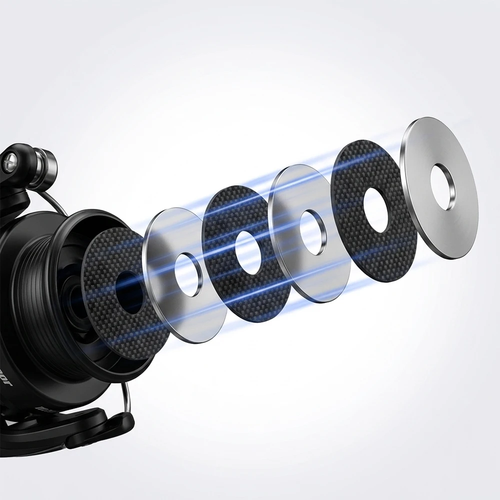 Huidiao Fishing Reel Carbon Fi - đánh giá và giá Spincast Reel