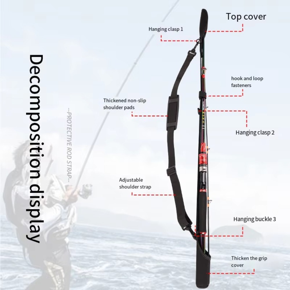Adjustable Fishing Rod Storage - đánh giá và giá Reel Bag