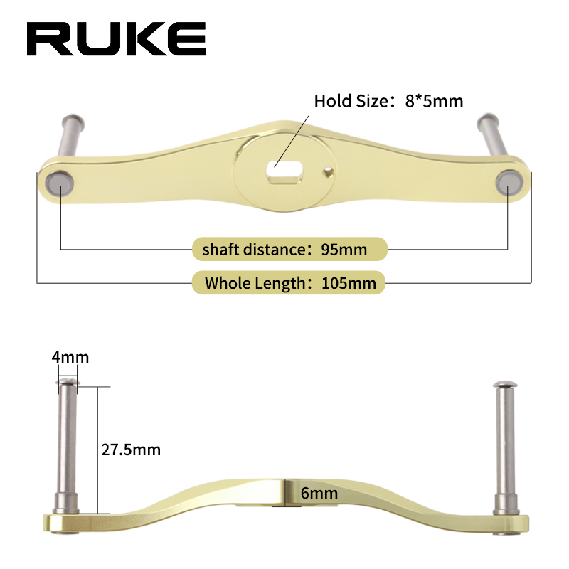 RUKE 1pc Fishing Reel Handle A - đánh giá và giá Spincast Reel