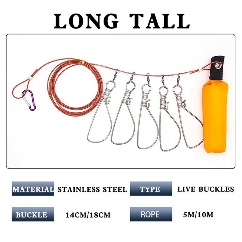 New 5-snap Float Fish Stringer - đánh giá và giá Reel Repair Kit