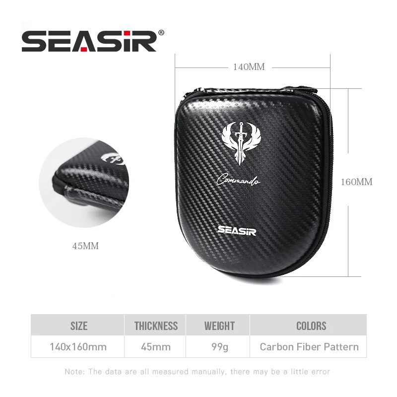 SEASIR Commando Carbon Fiber P - đánh giá và giá Spincast Reel