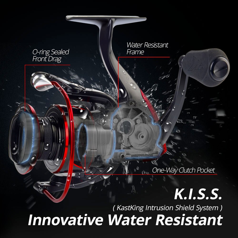 Kastking Vòng Bi Cầu cá mập II - đánh giá và giá Reel Drag Knob