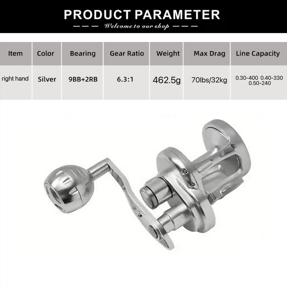 Saltwater Trolling Reel High S - đánh giá và giá Trolling Reel