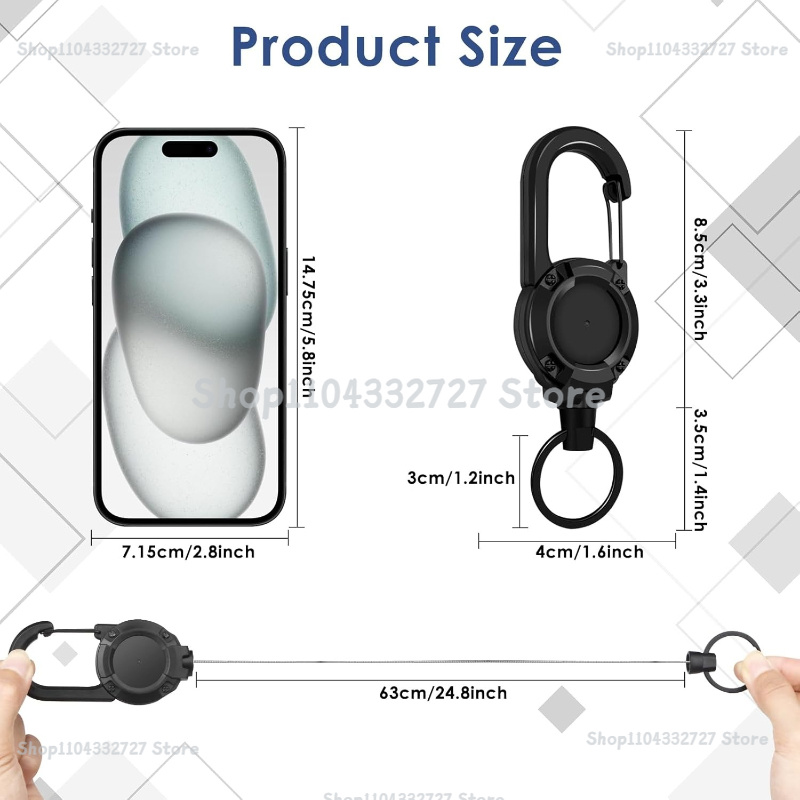 1/2/4pcs Extendable Retractabl - đánh giá và giá Reel Bag